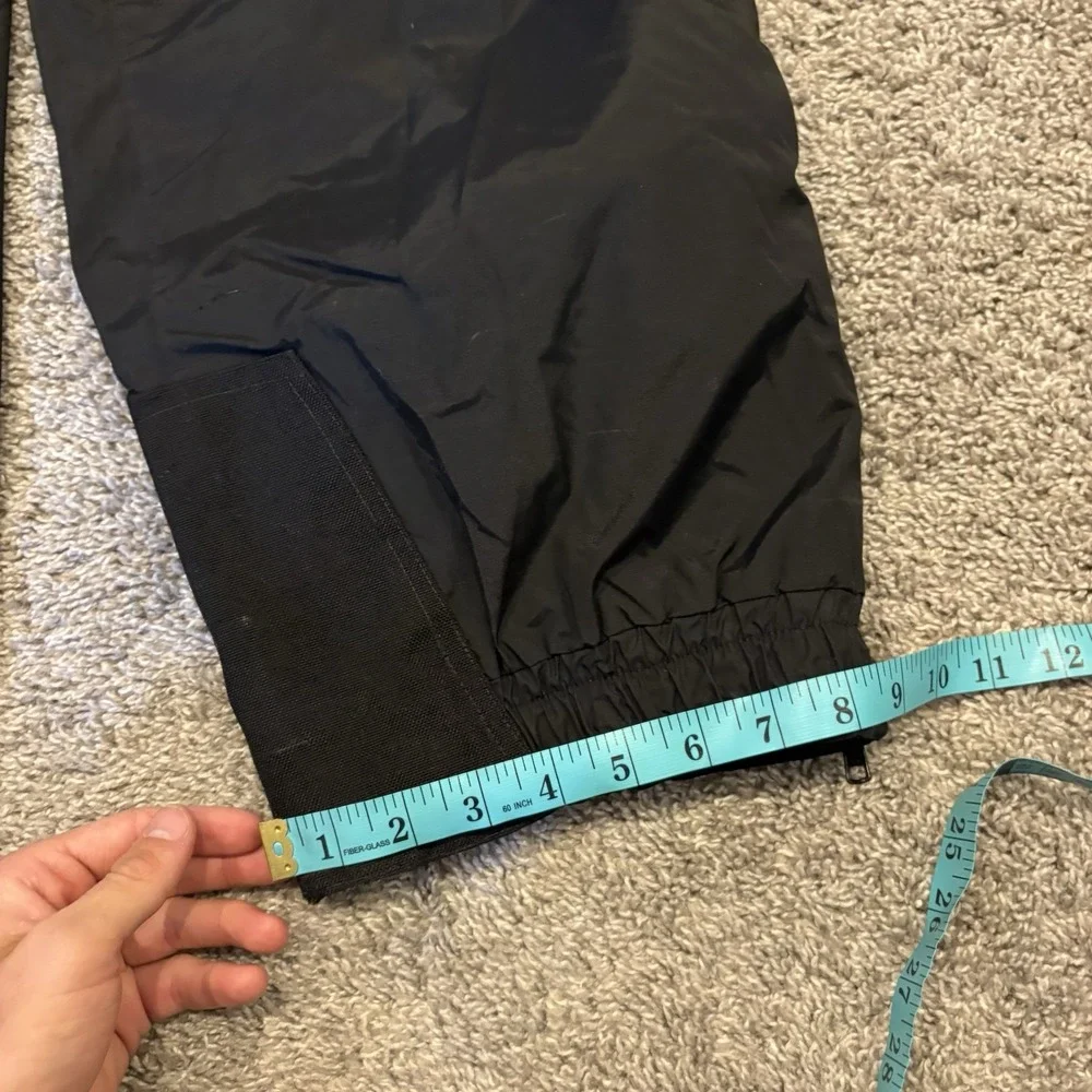 VINTAGE The North Face Black Pants Side Zip Off Mountain Outdoor Skiing M-XL Tag